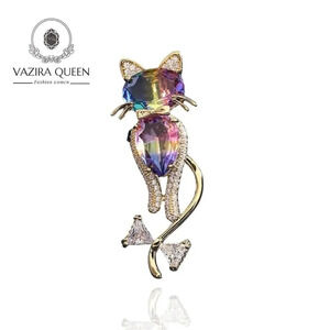 VQ Cat Brooch